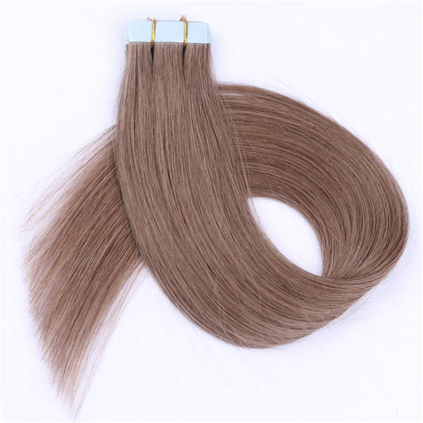 Top quality Virgin remy russian hair double drawn best human hair tape hair in extensions XS078